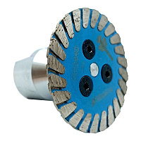 Диск алмазный по керамике Trio-Diamond Flange Turbo 50х22,23х1,8 мм турбо с фланцем М14 сухой рез (FHQ440)