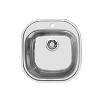 Мойка для кухни Ukinox Галант 46,5х48,8х16 см врезная сталь (GAM465.488-GT6K0C)