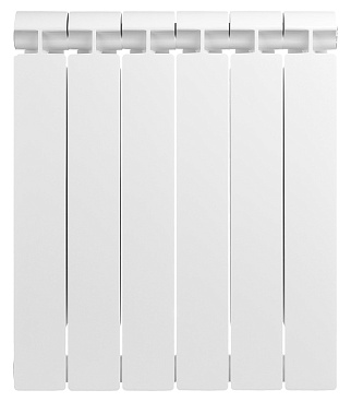 Радиатор биметаллический Global Style Extra 500 мм 6 секций 1" боковое подключение белый