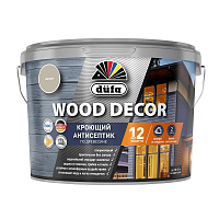 Антисептик Dufa Wood Decor кроющий декоративный для дерева галечный 9 л