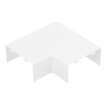 Угол плоский для кабель-канала DKC 80х40 мм белый (01740)