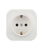 Розетка Legrand Quteo накладная белая (782211)