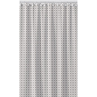 Штора для ванны Delphinium Уно 1800х1800 мм ПВХ коричневая (104276)