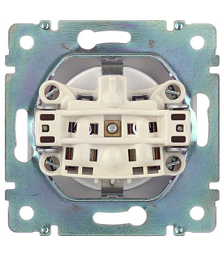 Розетка Legrand Valena встраиваемая алюминий (694342)