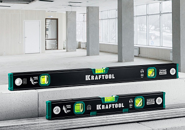 Kraftool 1200 мм, магнитный уровень с зеркальным глазком