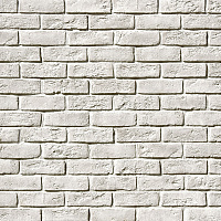 Искусственный камень White Hills Кельн Брик белый (96 шт.=1,63 кв.м)