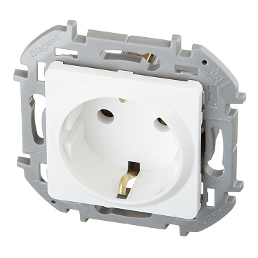Розетка Legrand Inspiria встраиваемая белая (673720)