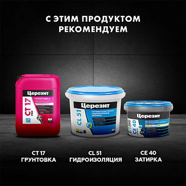 Клей для плитки/ керамогранита/ камня Церезит СМ 16 серый класс C2 TE 25 кг