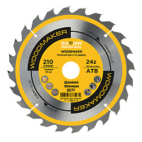 Диск пильный по дереву Diamond Industrial WoodMaker 210х30х2,2 мм 24 зуба (DIDD210Z24)