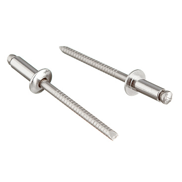 Заклепка вытяжная 4,0x10 мм нержавеющая сталь/нержавеющая сталь (100 шт.)