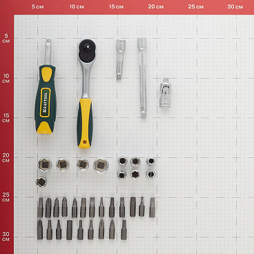 Набор бит и торцевых головок Kraftool (27970-H38) (38 шт.)