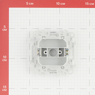 Заглушка Simon 24 Harmonie встраиваемая белая (2400800-030)