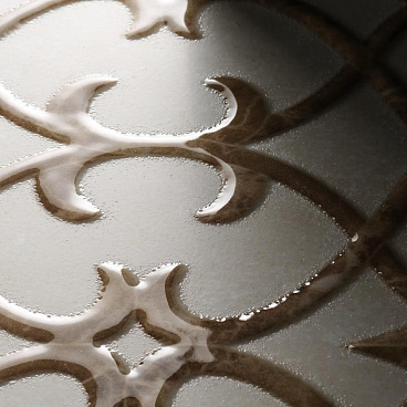 Плитка декор Unitile Глория бежевая 01 400х250х8 мм