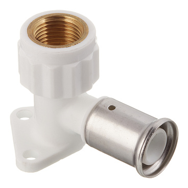 Водорозетка Henco (2PKW-2004) 20(пресс) х 1/2 ВР(г) PVDF белая