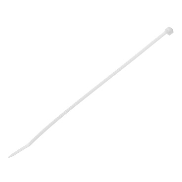 Стяжка кабельная Fortisflex КСС 200х3,6 мм нейлонoвая белая (100 шт.) (49397)