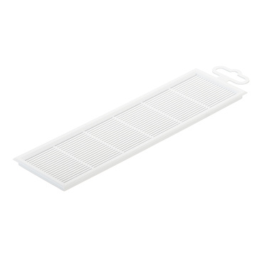 Решетка вентиляционная пластиковая переточная Era ДП 227х67 мм белая