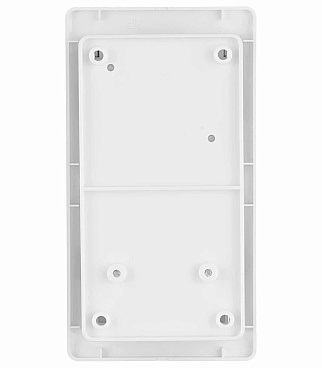 Блок выключатель и розетка Systeme Electric Glossa двухклавишный встраиваемый белый со шторками (GSL000174)