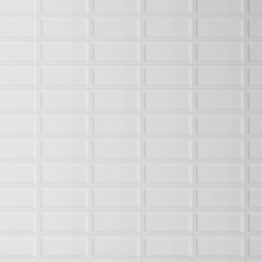 Плитка облицовочная Corsa Deco Soft Brick белая матовая 200х95х7 мм (54 шт.=1,026 кв.м)
