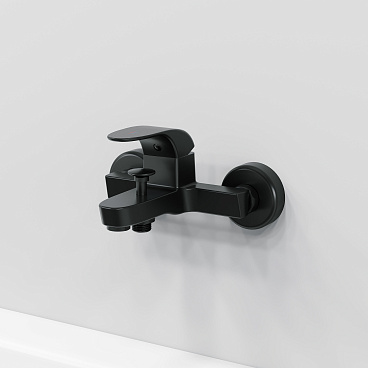 Смеситель для ванны/душа LAPARET Лисера/LISERA черный N2038529LPT