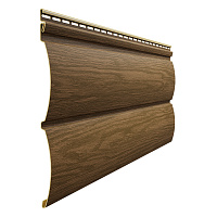 Сайдинг Docke Lux БлокХаус 3600х243 мм миндаль