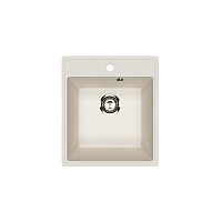 Мойка для кухни Ulgran Practik 42,5х48,5х19,5 см врезная искусственный камень белая