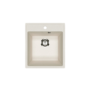 Мойка для кухни Ulgran Practik 42,5х48,5х19,5 см врезная искусственный камень белая