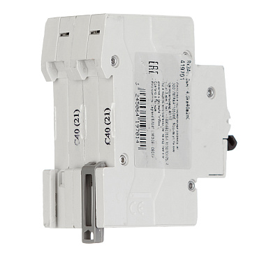 Автоматический выключатель модульный Legrand RX3 2P 40А тип C 4,5 кА 230/400 В (419701)