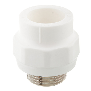 Муфта полипропиленовая Valtec 32 мм х 1 НР(ш) (VTp.701.0.03206)