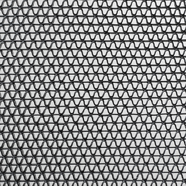 Коврик-дорожка грязезащитный Импортэкс Зигзаг 90х0,45 см противоскользящий черный