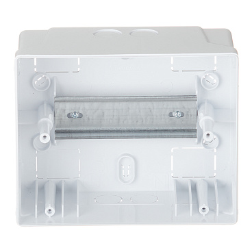 Щит распределительный навесной Makel ЩРН-П-6 пластиковый IP40 140х172х95 мм 6 модулей с DIN-рейкой и нулевой шиной