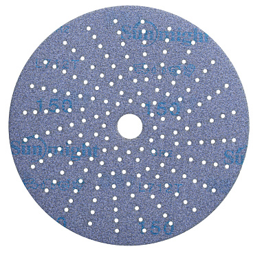 Диск шлифовальный Sunmight Ceramic d150 мм P150 на липучку пленочная основа (5 шт.)