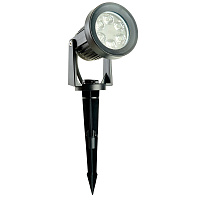 Светильник светодиодный садово-парковый Feron SP2712 черный 125 мм 3000К 8 Вт IP65 (51747)