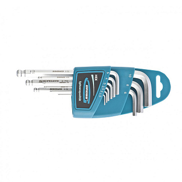 Набор шестигранных ключей Gross 1,5–10 мм (16403) (9 шт.)