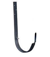 Кронштейн желоба Grand Line металлический d125 мм 210 мм графитовый серый RAL 7024