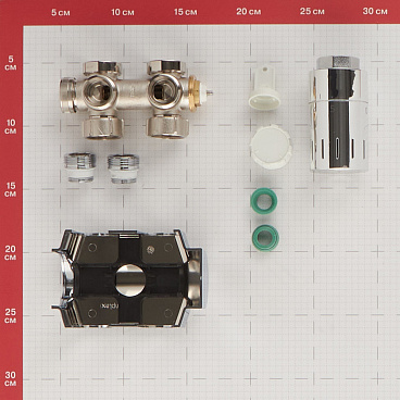 Узел нижнего подключения Simplex Design 1/2 НР(ш) х 3/4 EK для радиатора (F12061/F12161(21210005))