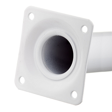 Ножка мебельная стальная 30х300 мм белая (1 шт.)