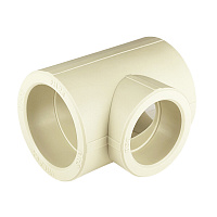 Тройник полипропиленовый Valfex переходный 63 х 50 х 63 мм серый (10635063Г)