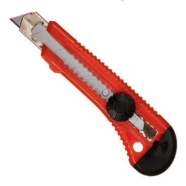 Нож строительный Vira 18 мм с сегментированным лезвием усиленный корпус Twist lock