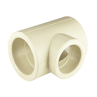 Тройник полипропиленовый Valfex переходный 63 х 50 х 63 мм серый (10635063Г)