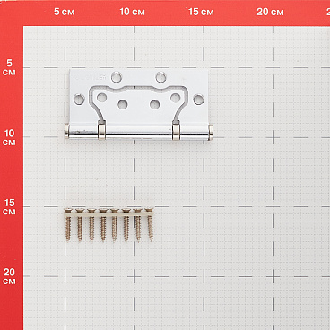 Петля Fuaro бабочка универсальная неразъемная 100х75 мм хром