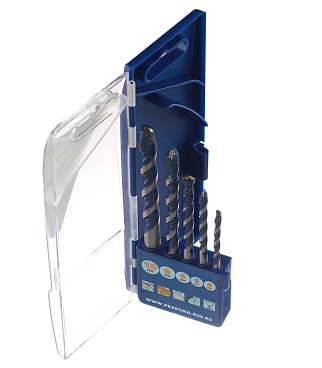 Набор сверл универсальных спиральных Практика 4-10 мм (5 шт.) (640-339)