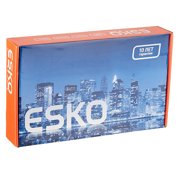 Смеситель для ванны Esko Mikros черный термостатический с коротким изливом без лейки (T3054 Black)