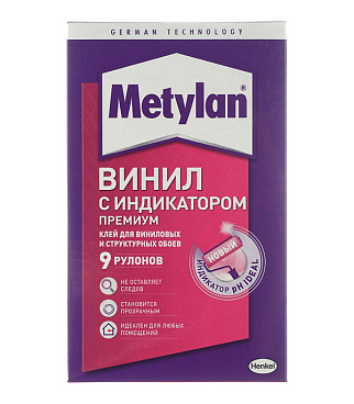 Клей для виниловых обоев Metylan Винил с индикатором Премиум 300 г