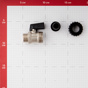 Кран шаровой дренажный Valtec 1/2 НР (ш) х 14,8 мм (VT.430.N.04)