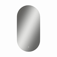 Зеркало с подсветкой овальное 45х90 см с сенсорным включением Continent Capsula Led (ЗЛП5030)