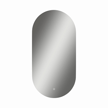Зеркало с подсветкой овальное 45х90 см с сенсорным включением Continent Capsula Led (ЗЛП5030)