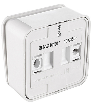 Выключатель Systeme Electric Blanca одноклавишный накладной белый (BLNVA101011)