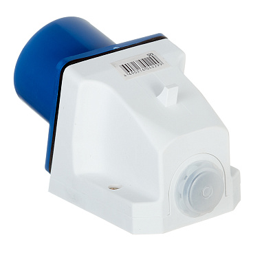 Вилка силовая угловая настенная EKF PROxima 2Р+РЕ 32 А 220 В IP44