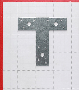 Пластина соединительная оцинкованная Т-образная 35х135х135х2.0 мм