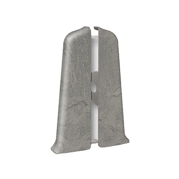 Заглушка торцевая Ideal Деконика 70 мм лофт светло-серый левая-правая Г-профиль (2 шт.)